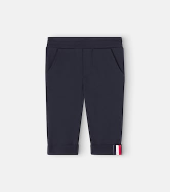 Baby cotton-blend fleece sweatpants | Moncler Enfant