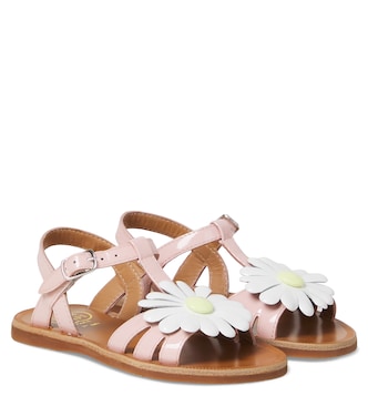 Plagette patent leather sandals | Pom d'Api