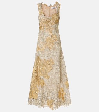 Guipure lace cocktail dress | Oscar de la Renta