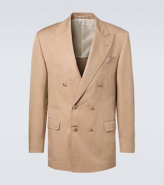 Silk and linen blazer | Brunello Cucinelli