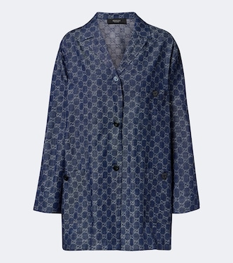 GG jacquard denim shirt | Gucci