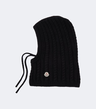 Cable-knit alpaca and wool-blend balaclava | Moncler
