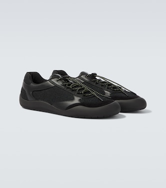 Speedrock leather-trimmed sneakers | Prada