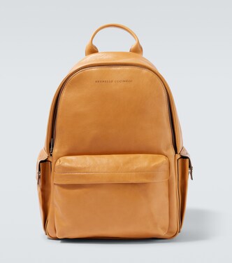 Leather backpack | Brunello Cucinelli