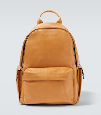 Leather backpack | Brunello Cucinelli