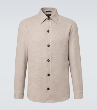 Sobrecamisa de cachemir y seda | Zegna