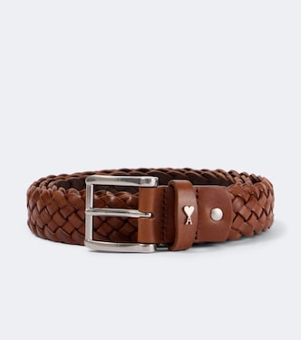 Paris Paris braided leather belt | Ami Paris