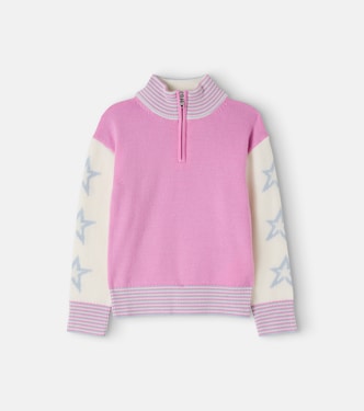 Pull en intarsia de laine | Perfect Moment Kids