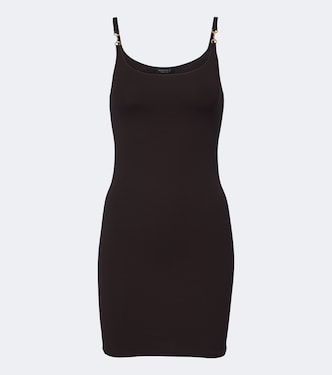 Horsebit crêpe jersey minidress | Gucci