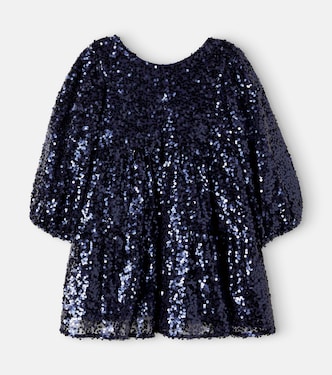 Lila bow-detail sequined dress | Konges Sløjd