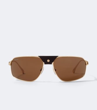 Santos De Cartier aviator sunglasses | Cartier Eyewear Collection