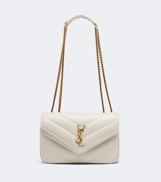 Bolso al hombro Loulou Small de piel acolchada | Saint Laurent