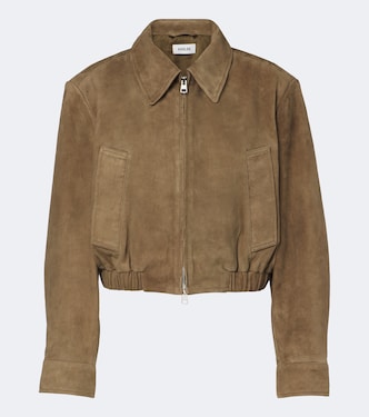 Chaqueta cropped Nahla de ante | Agolde