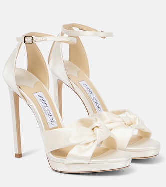 Sandalen Rosie 120 aus Satin | Jimmy Choo
