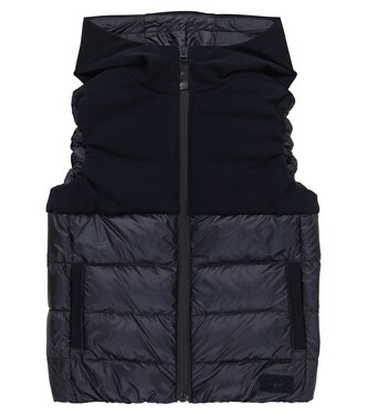 Paneled hooded down vest | Il Gufo