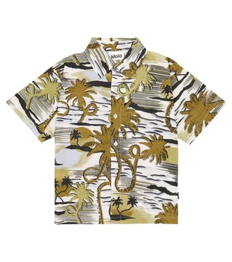 Rass printed cotton jersey shirt | Molo