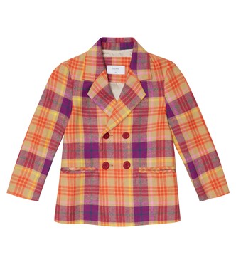 Blazer en coton à carreaux | Paade Mode