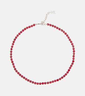 Halskette mit Kristallen | Amina Muaddi