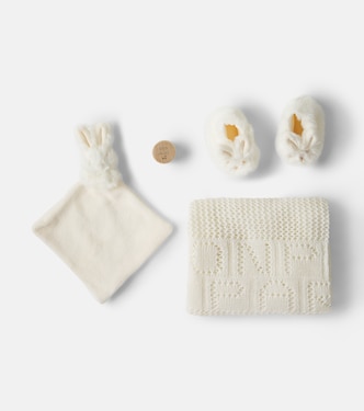 Baby Set aus Decke, Schuhen, Schnuffeltuch und Milchzahndose | Bonpoint