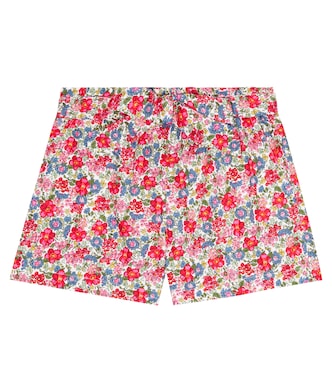 Belted floral cotton shorts | Polo Ralph Lauren Kids