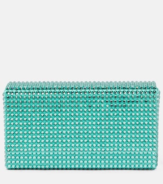 Pochette Paloma Micro en satin à ornements | Amina Muaddi