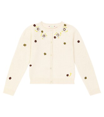 Toesie embroidered wool cardigan | Bonpoint