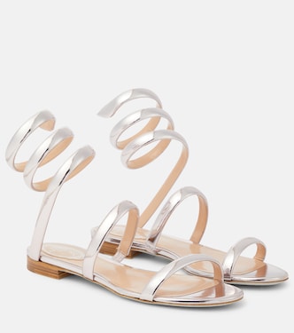 Cleo mirrored leather sandals | Rene Caovilla