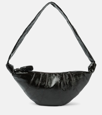 Croissant Medium coated canvas shoulder bag | Lemaire