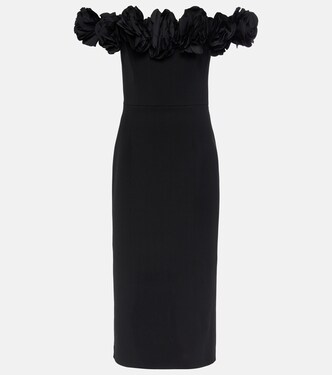 Robe midi Odetta à fleurs | Rebecca Vallance