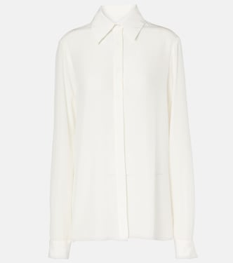 Keltie crêpe de chine shirt | Costarellos