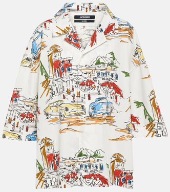 Casaco printed cotton bowling shirt | Jacquemus