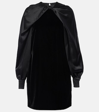 فستان قصير من المخمل والساتان Zarella | Max Mara