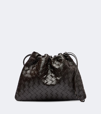 Dustbag Medium leather clutch | Bottega Veneta