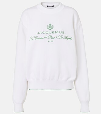 Vince embroidered cotton-blend sweatshirt | Jacquemus