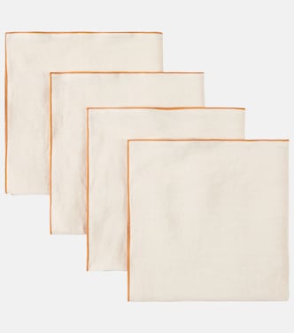 Set di 4 tovaglioli in lino | Once Milano