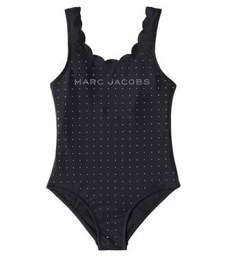Logo embellished swimsuit | Marc Jacobs Kids