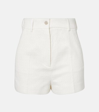 Cotton and linen-blend shorts | Dolce&Gabbana