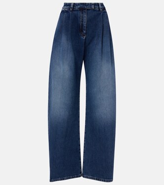 Mid-rise wide-leg jeans | Brunello Cucinelli
