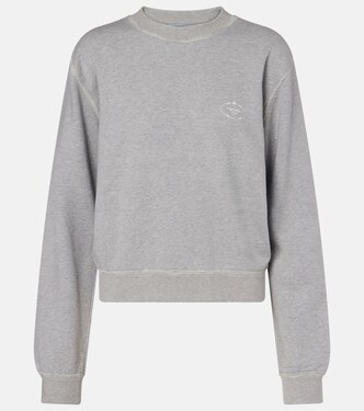 Sweatshirt aus Baumwoll-Jersey | Prada
