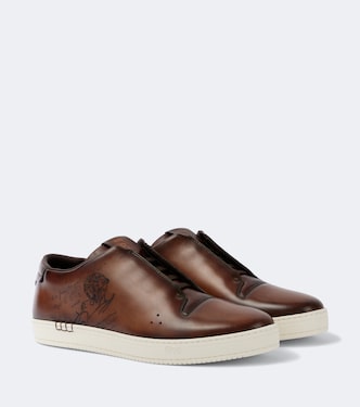 Playtime leather slip-on sneakers | Berluti