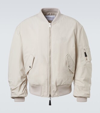 Givenchy Stamp cotton-blend bomber jacket | Givenchy