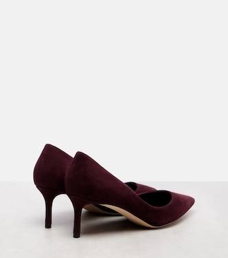 Romy 60 suede pumps in burgundy - Jimmy Choo | Mytheresa