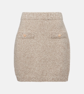 Minifalda en mezcla de cachemir | Jardin des Orangers