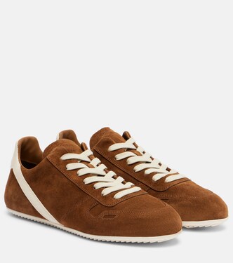 Minimal suede sneakers | Rick Owens