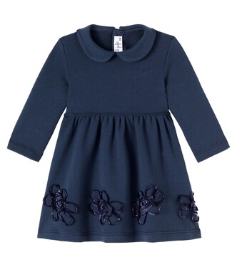Baby cotton-blend dress | Il Gufo