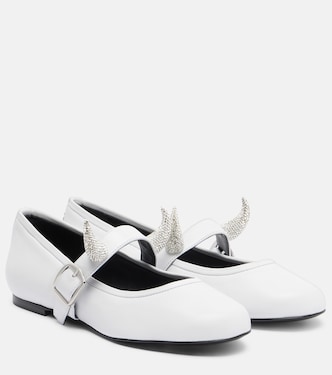 X Disney® Mary-Jane-Ballerinas aus Leder | Coperni
