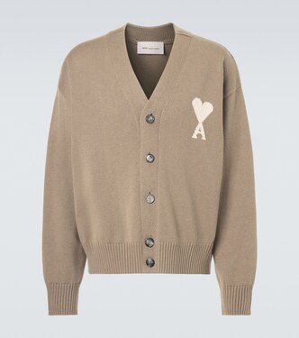 Ami de Cœur wool and cotton cardigan | Ami Paris