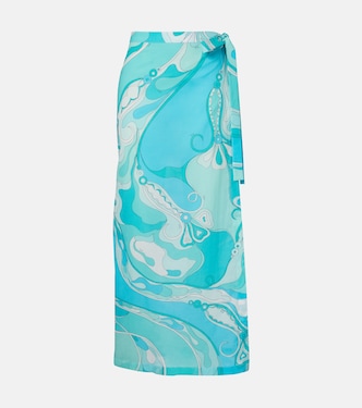 Orchidee cotton beach cover-up | Pucci