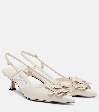Mimmi 50 leather slingback pumps | Jimmy Choo