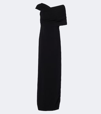 Assymetric crêpe gown | Oscar de la Renta